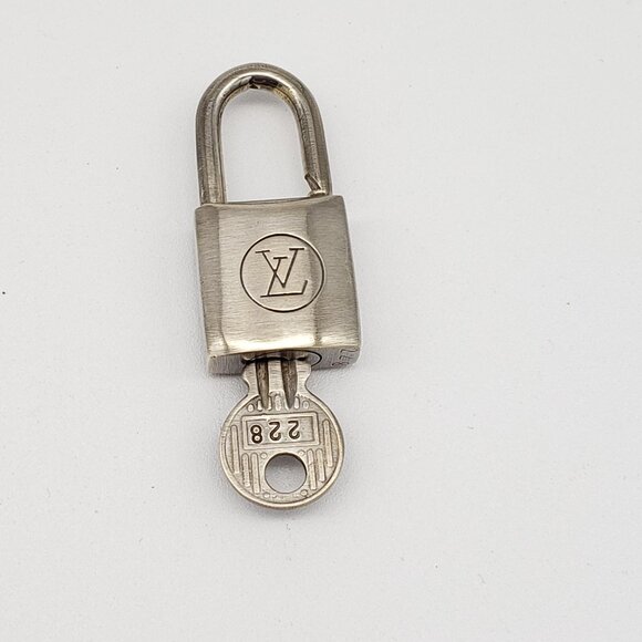 Louis Vuitton Vintage Silver Plated Padlock - Picture 1 of 4